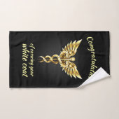 White Coat Zeremonie Gold Medical Handtuch (Handtuch)