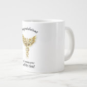 White Coat Zeremonie Gold Medical Jumbo-Tasse (Vorderseite Rechts)