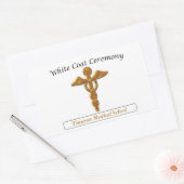 White Coat Zeremonie Gold Medizin, Custom Stickers (Umschlag)