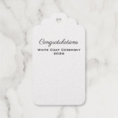 White Coat Zeremonie Herzlichen Glückwunsch Doktor Geschenkanhänger (Rückseite)