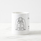 White Coat Zeremonie Herzlichen Glückwunsch Doktor Kaffeetasse (Mittel)