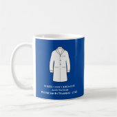 White Coat Zeremonie Keepake Arzt Doktor Kaffeetasse (Links)