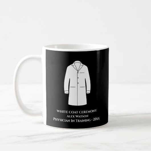 White Coat Zeremonie Keepake Arzt Doktor Kaffeetasse (Links)
