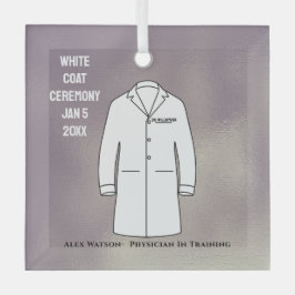 White Coat Zeremonie Keepake Arzt Doktor Ornament Aus Glas