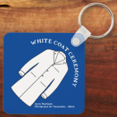 White Coat Zeremonie Keepake Arzt Doktor Schlüsselanhänger (Rückseite)