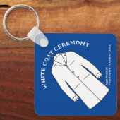 White Coat Zeremonie Keepake Arzt Doktor Schlüsselanhänger (Vorderseite)