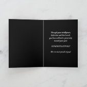 White Coat Zeremonie Kristall Medical Karte (Innenseite)