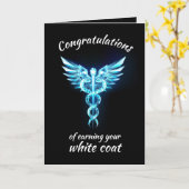 White Coat Zeremonie Kristall Medical Karte (Gelbe Blume)