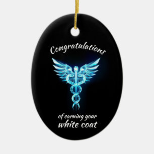 White Coat Zeremonie Kristall Medical Keramik Ornament