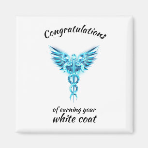 White Coat Zeremonie Kristall Medical Magnet