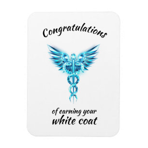 White Coat Zeremonie Kristall Medical Magnet