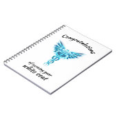 White Coat Zeremonie Kristall Medical Notizblock (Linke Seite)