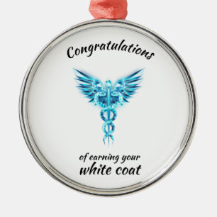 White Coat Zeremonie Kristall Medical Ornament Aus Metall