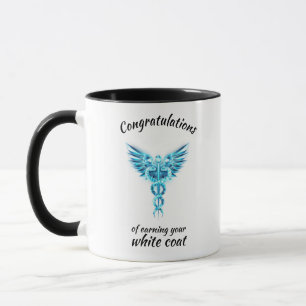 White Coat Zeremonie Kristall Medical Tasse