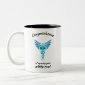 White Coat Zeremonie Kristall Medical Zweifarbige Tasse (Links)