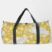White Cockatoos and Lemons Duffle Bag (Rückseite)