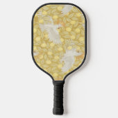 White Cockatoos and Lemons Pickleball Schläger (Rückseite)