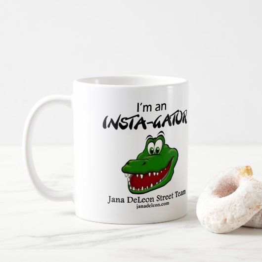 White Coffee Cup mit dem Logo des Street Team Kaffeetasse (Mit Donut)