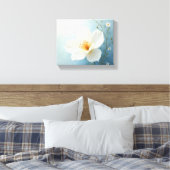 White colour flower painting arts leinwanddruck (Insitu (Schlafzimmer))