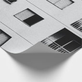 White concrete building geschenkpapier (Ecke)