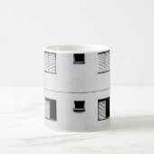White concrete building kaffeetasse (Mittel)