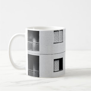 White concrete building kaffeetasse
