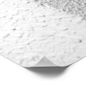 White concrete wall poster (Ecke)