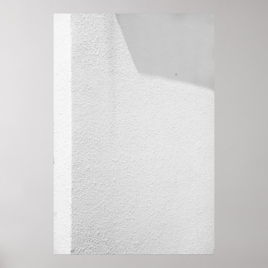 White concrete wall poster (Vorne)