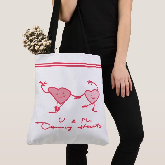 White Coral Hearts Couples Valentine Tasche (Von Nahem)