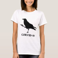 White Corvid-19 Women's Basic T - Shirt