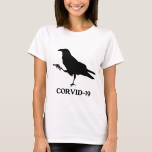 White Corvid-19 Women's Basic T - Shirt
