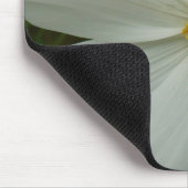 White Cosmos Sommer-Wildblume Mousepad (Ecke)