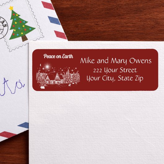 White Country Weihnachts-Weltfrieden