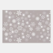 White Country Weihnachts-Weltfrieden Geschenkpapier Set (Vorderseite 3)