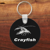 white crawfish　(Black scenery) Schlüsselanhänger (Vorderseite)