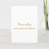 White Creme Rose Hochzeitsprogramm Einladung (Rückseite)