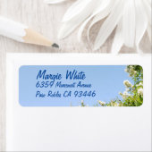 White Crepe Myrtle Flowers in Bloom (Insitu)