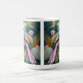 White Creush Blush Schwanz Jay Fantasy Bird Kaffeetasse (Mittel)