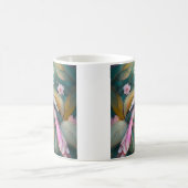 White Creush Blush Schwanz Jay Fantasy Bird Kaffeetasse (Mittel)