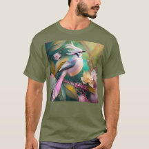 White Creush Blush Schwanz Jay Fantasy Bird