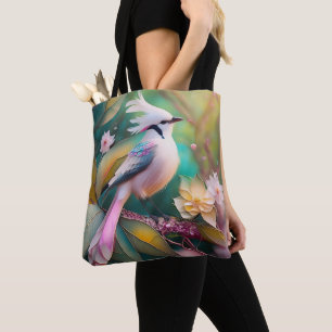 White Creush Blush Schwanz Jay Fantasy Bird Tasche