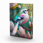 White Creush Chested Fantasy Bird Fotoblock (Rechts)