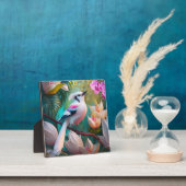 White Creush Chested Fantasy Bird Fotoplatte (InSitu)