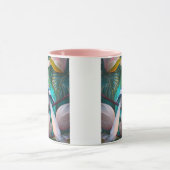 White Creush Chested Fantasy Bird Tasse (Zentrum)