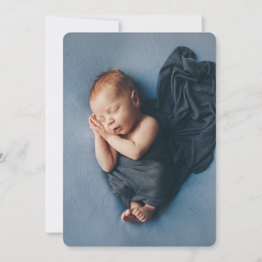 White Cross Moderne Widmung Einladung (Rückseite)