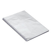 White Crumpled Paper Blue Lines Notizblock (Rechte Seite)