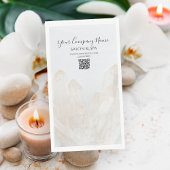 White Crystals Salon Wellness-Center Paper Handtüc Serviette