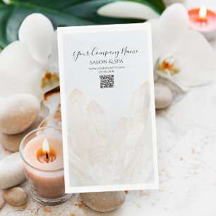 White Crystals Salon Wellness-Center Paper Handtüc Serviette