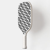 White Custom Logo business pattern Pickleball Schläger (Links)