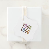 White Custom Retail Marken mit String Bracket Geschenkanhänger (Beispiel)